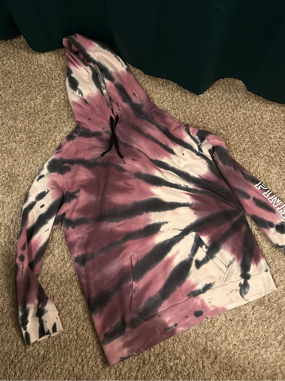 PINK Tie-Dye Hoodie